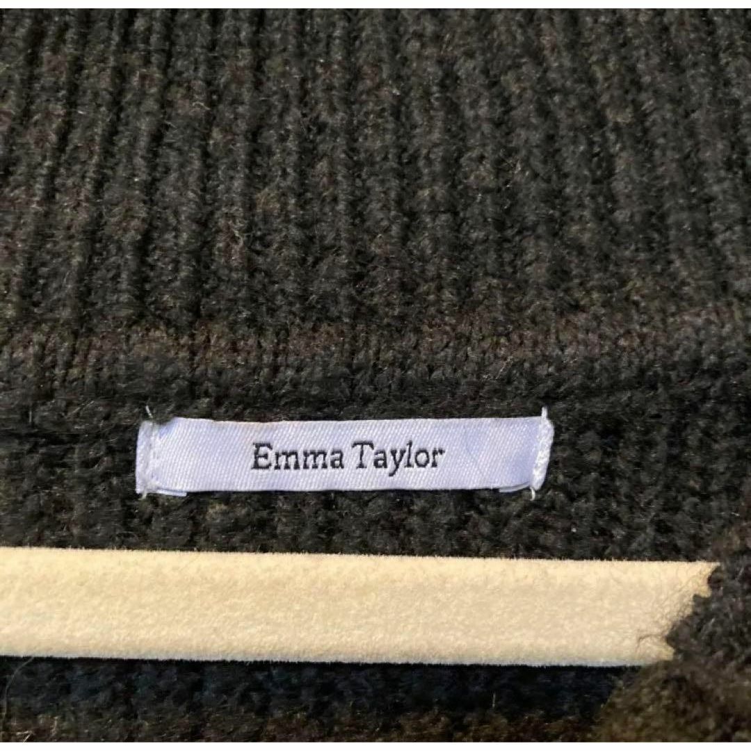 Emma Taylor(エマテイラー)のエマテイラー　ビッグピンシャギーニットプルーオーバー　ブラック　レディース レディースのトップス(ニット/セーター)の商品写真