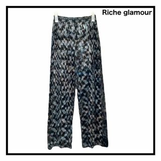 Riche glamour - Riche glamour　イージーパンツ　カジュアル　ワイド　レディース　M