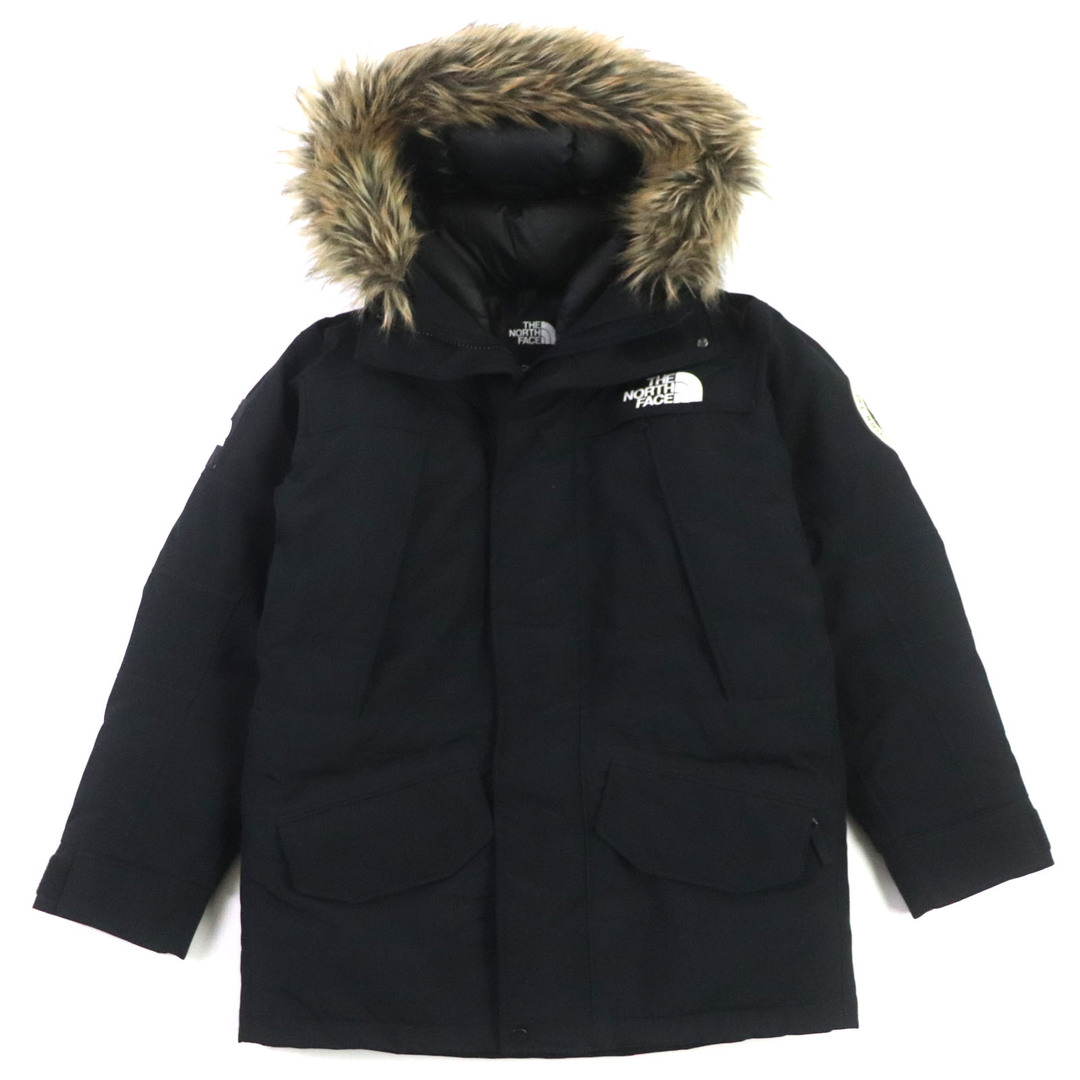 THE NORTH FACE - 美品▼THE NORTH FACE ザ・ノースフェイス ND92032 Antarctica Parka アンタークティカパーカー  PERTEX GORETEX ファー・フード・ロゴワッペン付き  ダウンジャケット ブラック S 正規品 メンズ