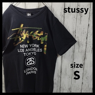 ステューシー(STUSSY)の【stussy】World Tour Logo Tee　D930(Tシャツ/カットソー(半袖/袖なし))