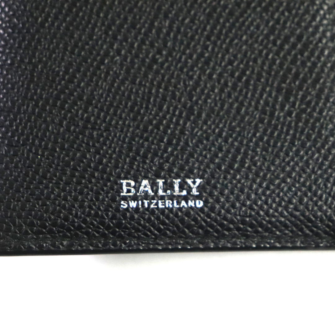 Bally(バリー)の極美品▼BALLY バリー 6218067 TALIRO.LT10 レザー ロゴ金具付き ストライプ ロングウォレット 2つ折り  長財布 ブラック 箱付き メンズ メンズのファッション小物(長財布)の商品写真