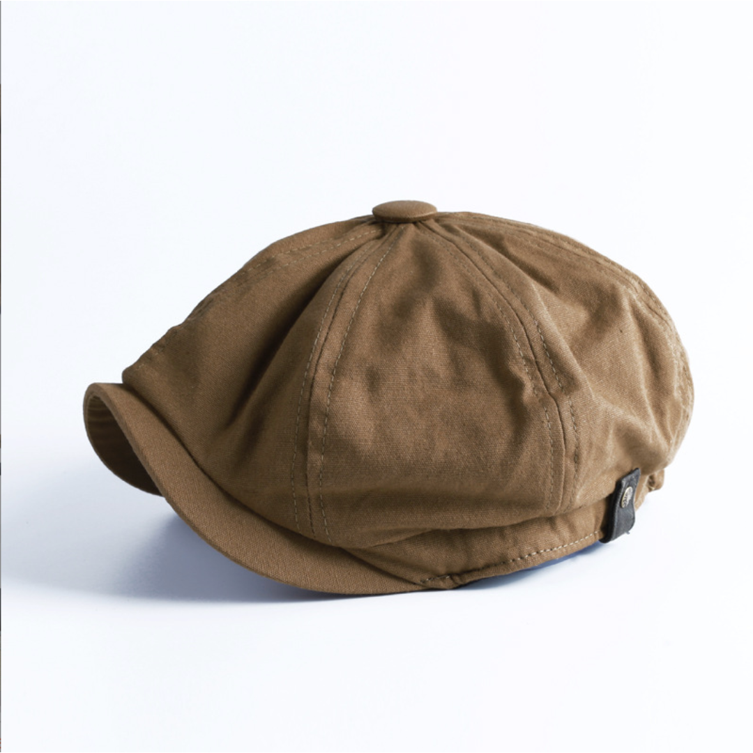 キャスケット ハンチング 帽子 ベレー帽 男女兼用 ハット　キャメル メンズの帽子(キャスケット)の商品写真