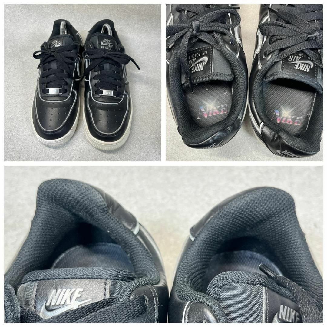 NIKE(ナイキ)のナイキ 24cm エアフォース1 '07 LV8 BLACK-BLACK ♫ レディースの靴/シューズ(スニーカー)の商品写真