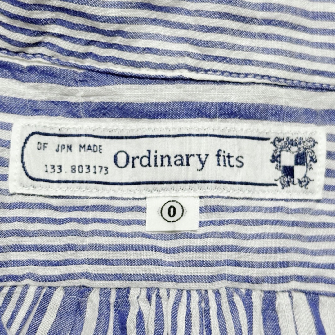 ORDINARY FITS(オーディナリーフィッツ)のordinary fits オーディナリー フィッツ バーバーシャツ ストライプ レディースのトップス(シャツ/ブラウス(長袖/七分))の商品写真