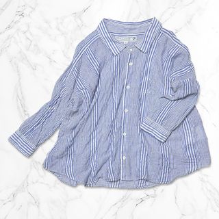 オーディナリーフィッツ(ORDINARY FITS)のordinary fits オーディナリー フィッツ バーバーシャツ ストライプ(シャツ/ブラウス(長袖/七分))