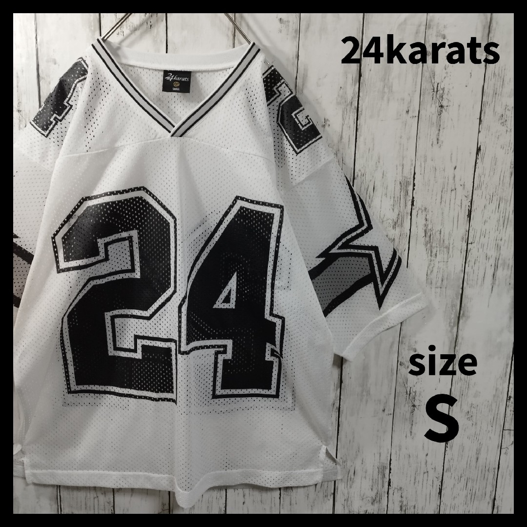 24karats(トゥエンティーフォーカラッツ)の【24karats】Mesh Game Shirt　D961 メンズのトップス(Tシャツ/カットソー(半袖/袖なし))の商品写真