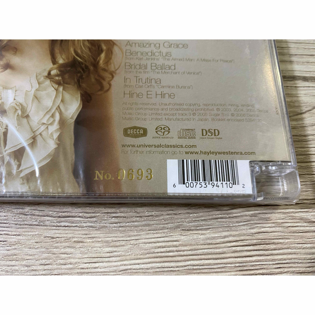 新品　SACD Hayley Westenra ヘイリーウェステンラ　輸入盤 エンタメ/ホビーのCD(ポップス/ロック(洋楽))の商品写真