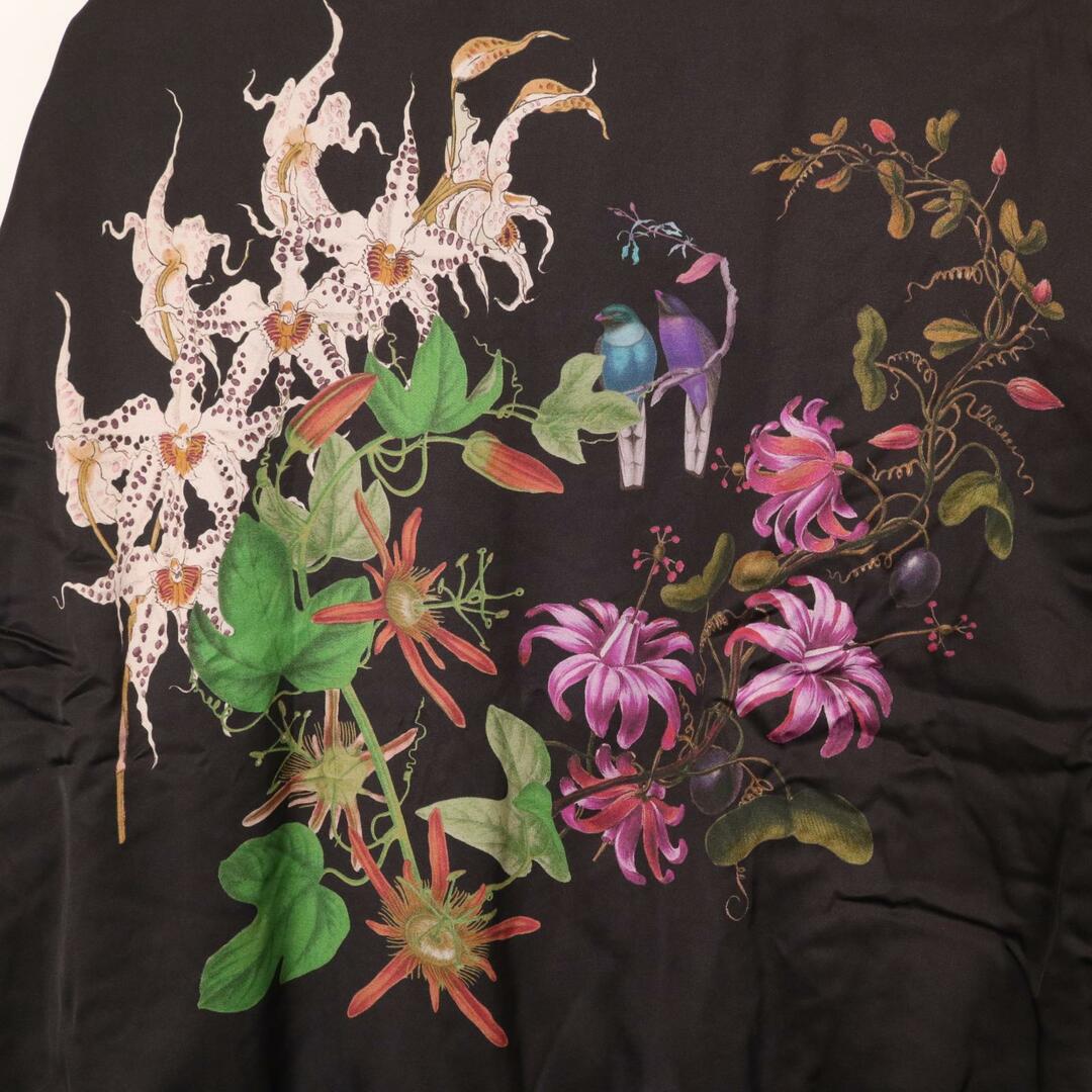 DRIES VAN NOTEN(ドリスヴァンノッテン)のドリスヴァンノッテン ﾌﾞﾗｯｸ HALIN ﾊﾞｯｸﾌﾟﾘﾝﾄﾎﾞﾝﾊﾞｰｼﾞｬｹｯﾄ L メンズのジャケット/アウター(その他)の商品写真