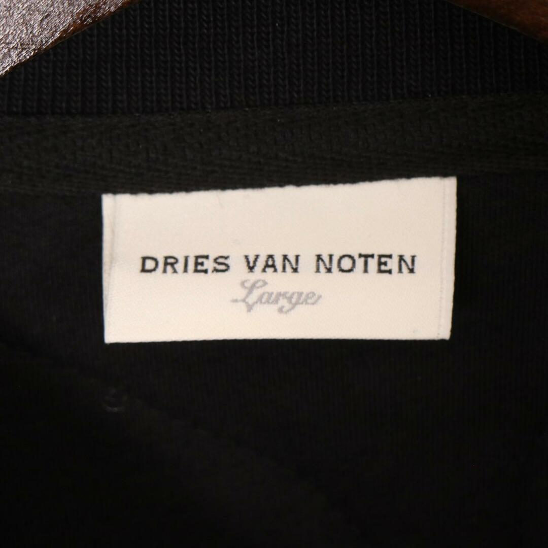 DRIES VAN NOTEN(ドリスヴァンノッテン)のドリスヴァンノッテン ﾌﾞﾗｯｸ HALIN ﾊﾞｯｸﾌﾟﾘﾝﾄﾎﾞﾝﾊﾞｰｼﾞｬｹｯﾄ L メンズのジャケット/アウター(その他)の商品写真