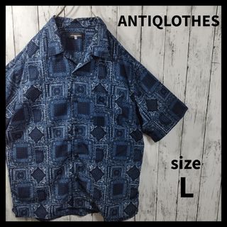 【ANTIQULOTHES】Bandana Shirt　D947(シャツ)