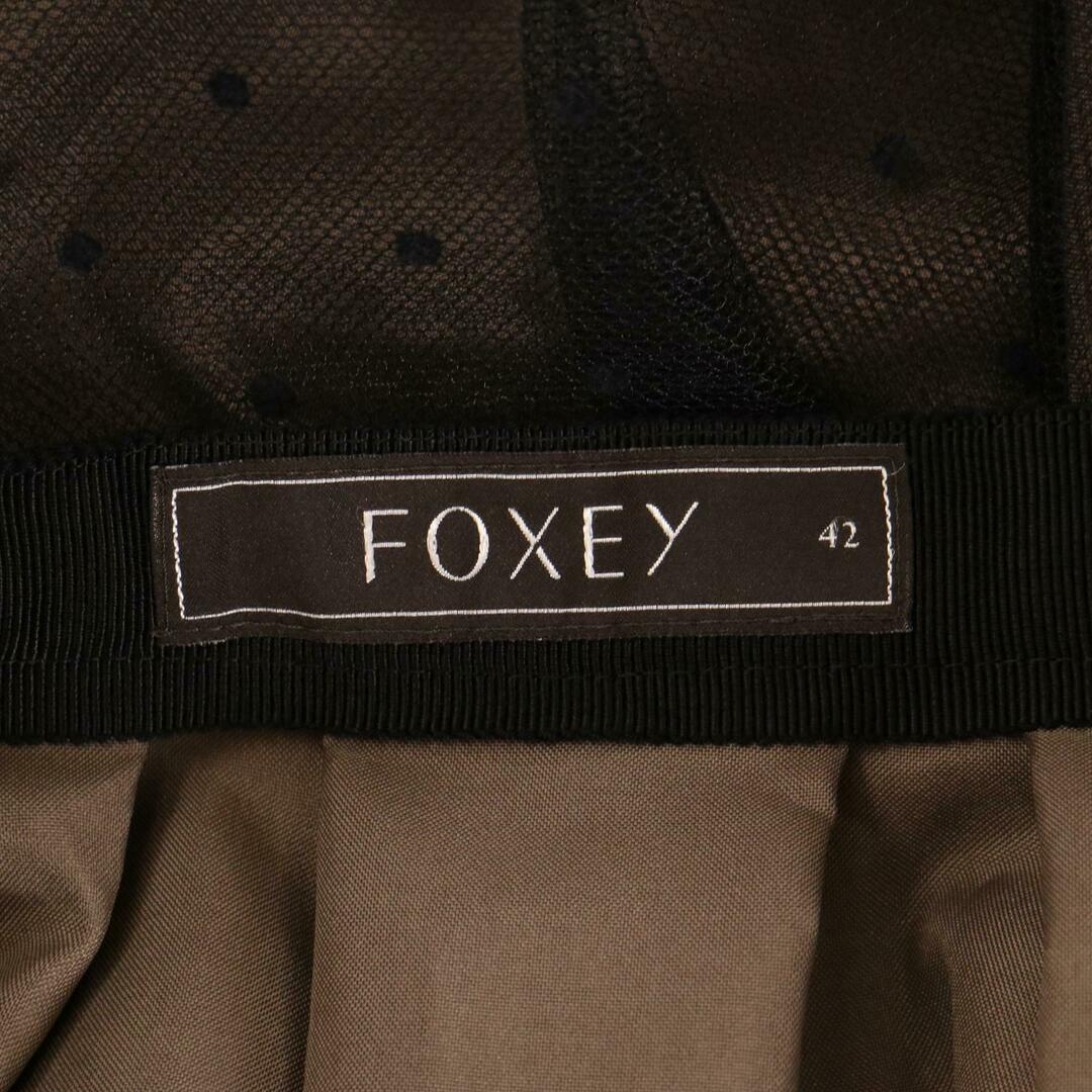 FOXEY(フォクシー)のフォクシー 42686 ﾌﾞﾗｯｸﾌﾞﾗｯｸ ｺｰﾄﾞｳｪｰﾌﾞ ｽｶｰﾄ 40 レディースのスカート(その他)の商品写真