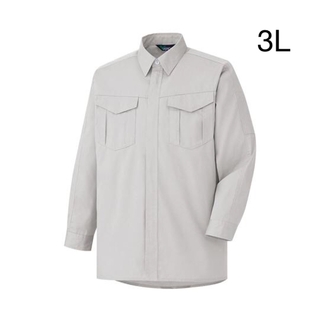 ミドリアンゼン(ミドリ安全)のミドリ安全 作業服 長袖 シャツ 男女兼用 帯電防止　K430C(シャツ)