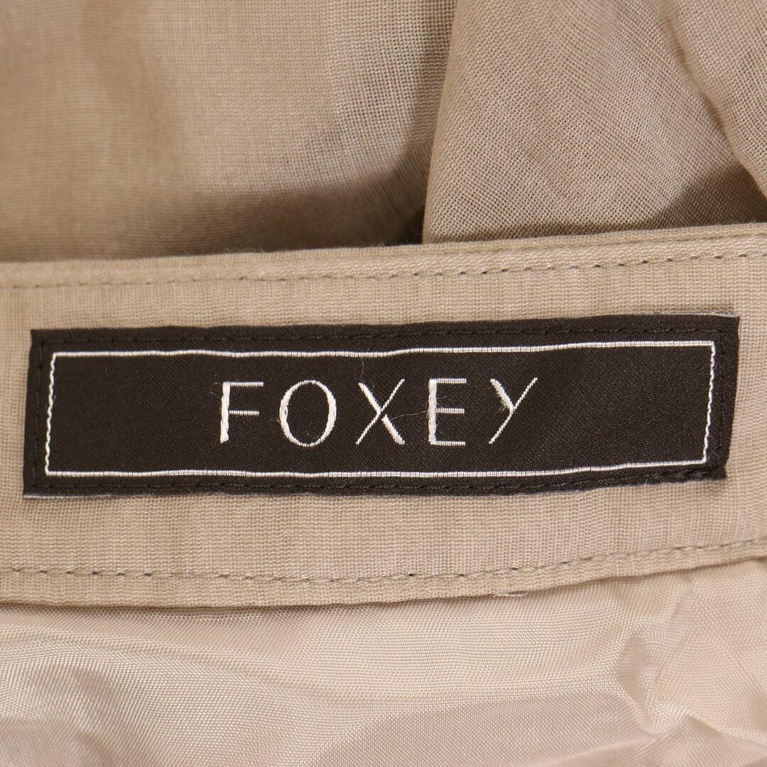 FOXEY(フォクシー)のフォクシー 35968 ﾍﾞｰｼﾞｭ ｼｱｰｻｰｷｭﾗｰ ｽｶｰﾄ 40 レディースのスカート(その他)の商品写真