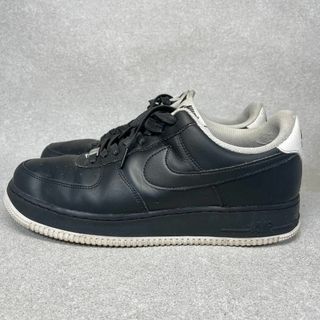 ナイキ(NIKE)のナイキ 29.5cm エアフォース1 '07 BLACK-WHITE ♫(スニーカー)