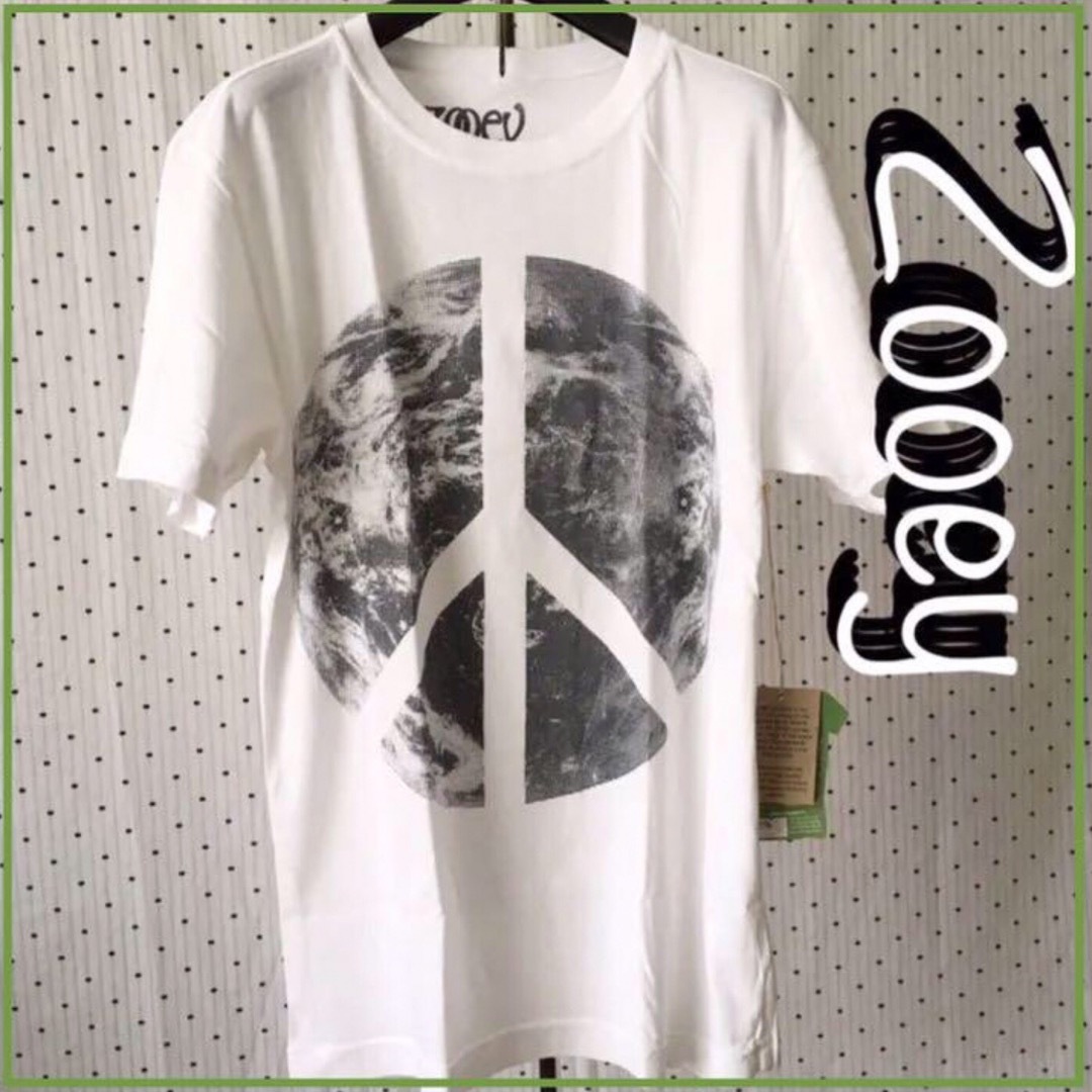 Ron Herman(ロンハーマン)のZOOEYandLOVE&EIGHTゾーイーUS限定peaceアースTシャツS メンズのトップス(Tシャツ/カットソー(半袖/袖なし))の商品写真