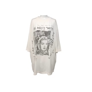 ランバン(LANVIN)の極美品 LANVIN ランバン Futureコラボ 半袖Ｔシャツ RU-TS0026-J117-P24-074 ホワイト サイズL 中古 62790(Tシャツ(半袖/袖なし))