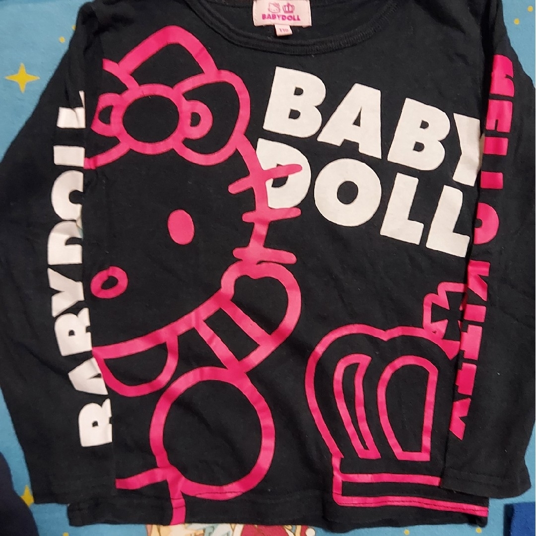 BABYDOLL(ベビードール)のBABYDOLL 　ロングTシャツ　２枚セット キッズ/ベビー/マタニティのキッズ服女の子用(90cm~)(Tシャツ/カットソー)の商品写真