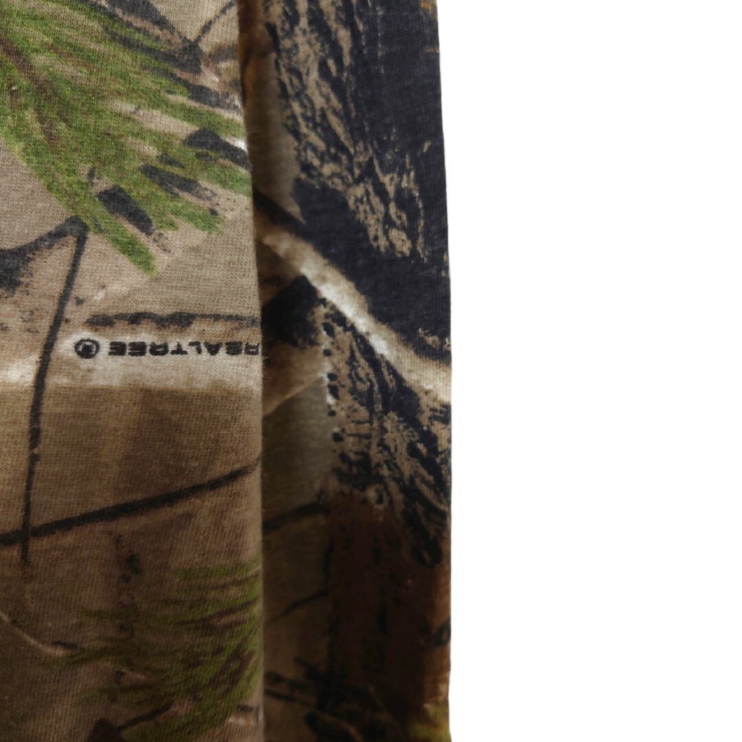 VINTAGE(ヴィンテージ)の【CODE FIVE】企業ロゴプリントリアルツリーカモ カットソー  S-535 メンズのトップス(Tシャツ/カットソー(七分/長袖))の商品写真