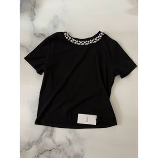 フィフス(fifth)のフロントパール付きTシャツ(Tシャツ(半袖/袖なし))