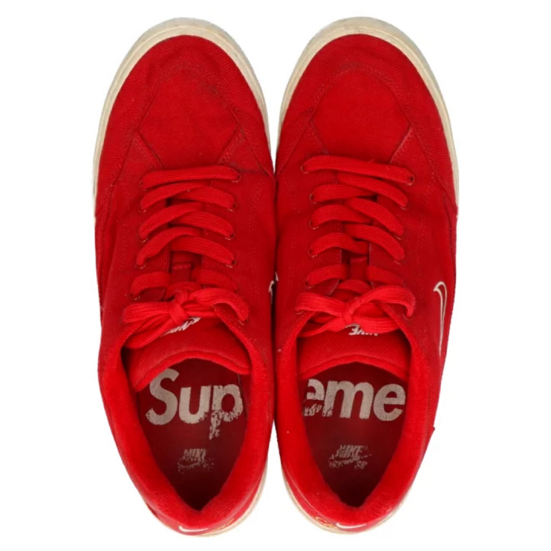 Supreme(シュプリーム)のNIKE SB SUPREME シュプリーム スニーカー レッド 27.5cm メンズの靴/シューズ(スニーカー)の商品写真