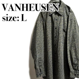 ヴィンテージ(VINTAGE)のVANHEUSEN ペイズリー バンダナ アート 総柄シャツ ヴィンテージ(シャツ)