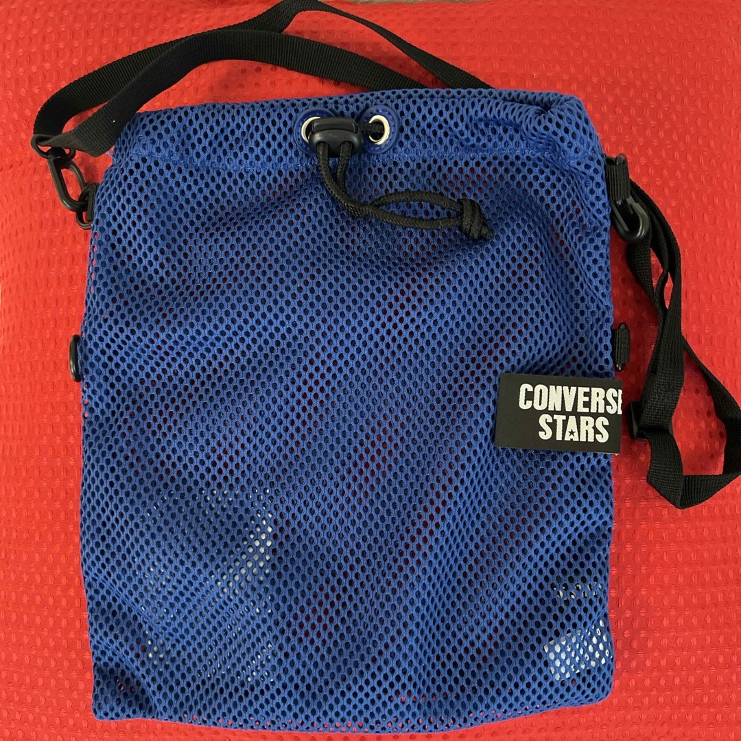 CONVERSE(コンバース)のコンバース メッシュショルダーバッグ 美品 レディースのバッグ(ショルダーバッグ)の商品写真