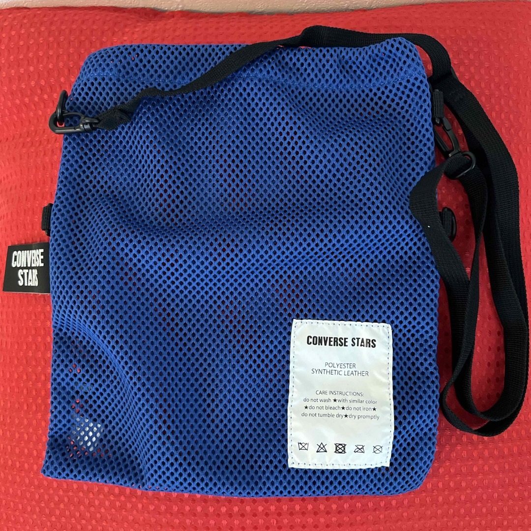 CONVERSE(コンバース)のコンバース メッシュショルダーバッグ 美品 レディースのバッグ(ショルダーバッグ)の商品写真