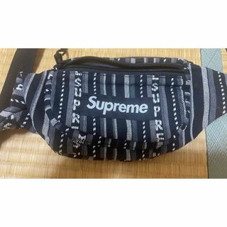 Supreme Woven Stripe Waist Bag