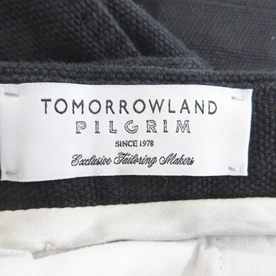 TOMORROWLAND(トゥモローランド)のトゥモローランド PILGRIM パンツ スラックス ストレート 黒 48 メンズのパンツ(スラックス)の商品写真