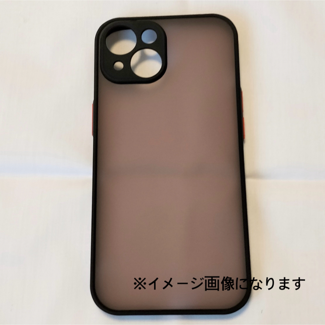 iPhone12miniケース マットクリア ブラック おしゃれ 可愛い TPU スマホ/家電/カメラのスマホアクセサリー(iPhoneケース)の商品写真