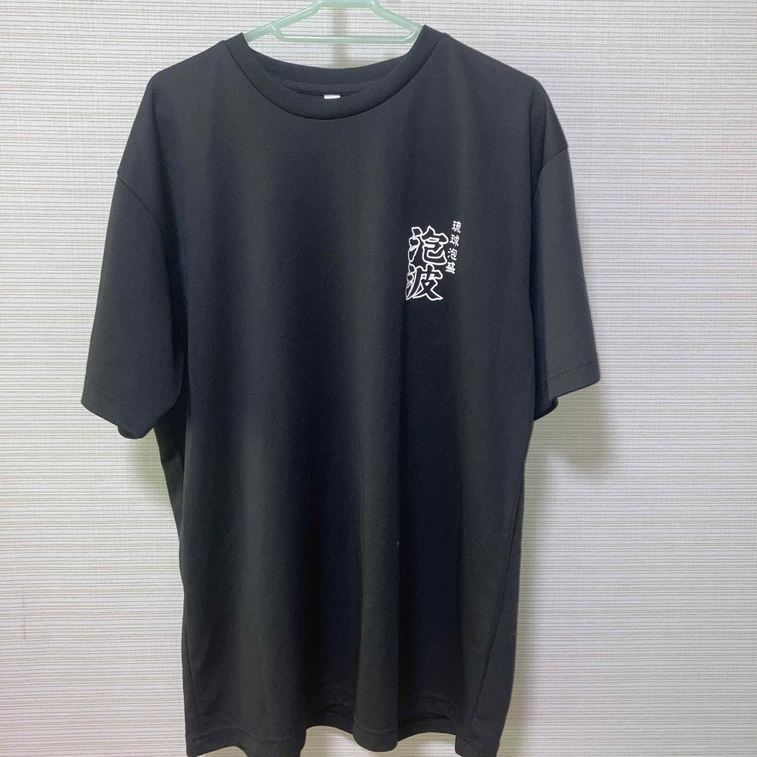 泡波 オリジナルTシャツ ポリエステル製 LLサイズ 黒 波照間島 メンズのトップス(Tシャツ/カットソー(半袖/袖なし))の商品写真