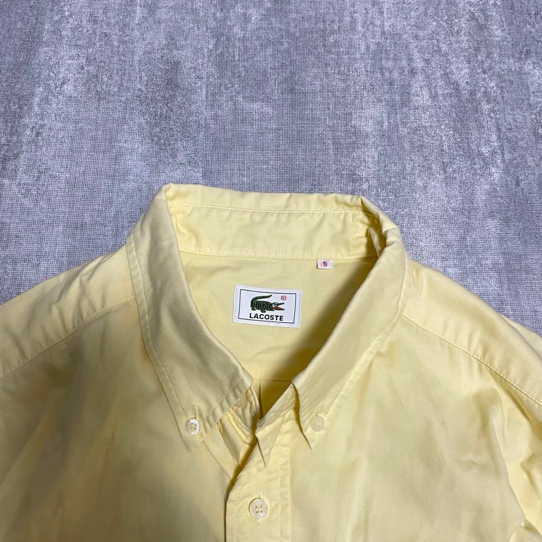 LACOSTE(ラコステ)の半袖シャツ ラコステ ロゴワッペン ボタンダウン XL コットン 綿 メンズのトップス(シャツ)の商品写真