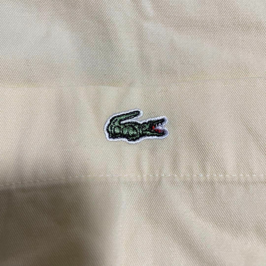 LACOSTE(ラコステ)の半袖シャツ ラコステ ロゴワッペン ボタンダウン XL コットン 綿 メンズのトップス(シャツ)の商品写真