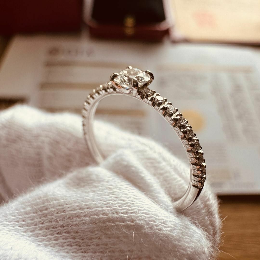 Cartier(カルティエ)の◇カルティエ◇エタンセルドゥ ソリテール ハーフエタニティ 0.20 46 6号 レディースのアクセサリー(リング(指輪))の商品写真