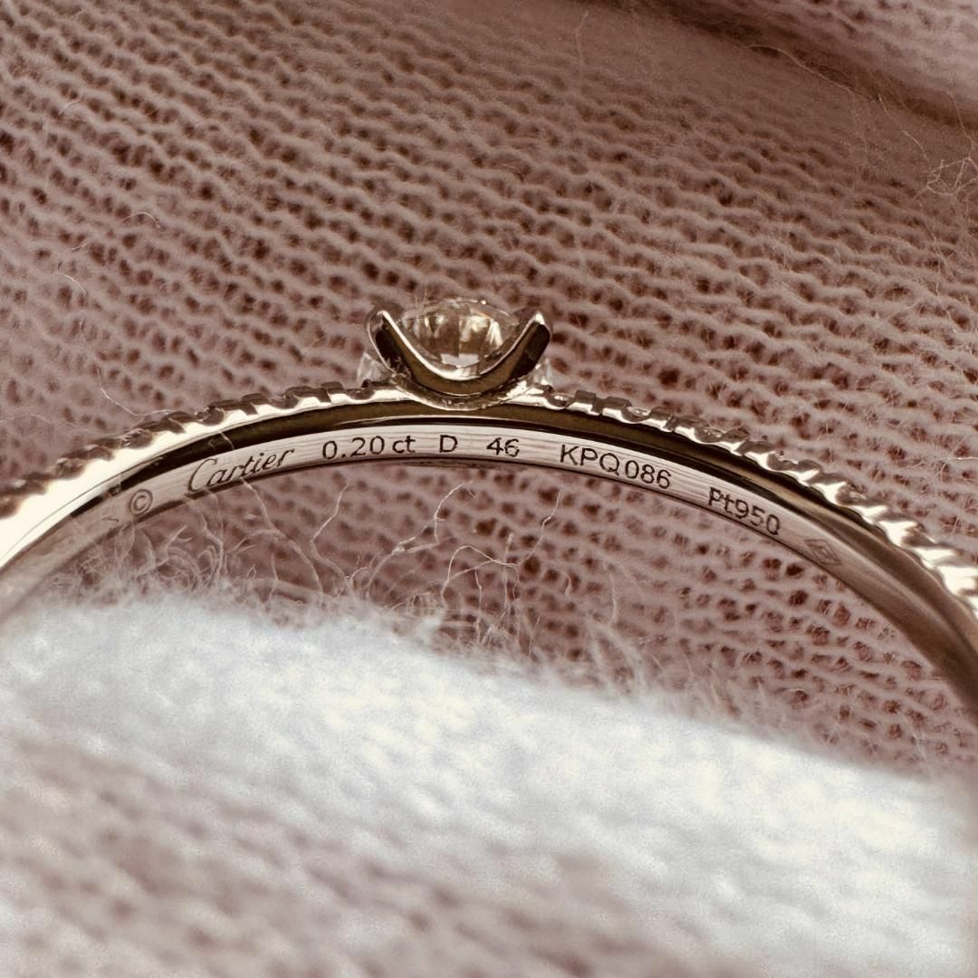 Cartier(カルティエ)の◇カルティエ◇エタンセルドゥ ソリテール ハーフエタニティ 0.20 46 6号 レディースのアクセサリー(リング(指輪))の商品写真