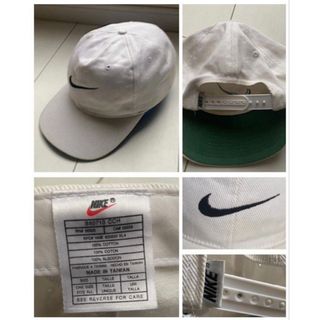 NIKE - 90s vintage ビンテージ nike ナイキ cap キャップ 帽子 白