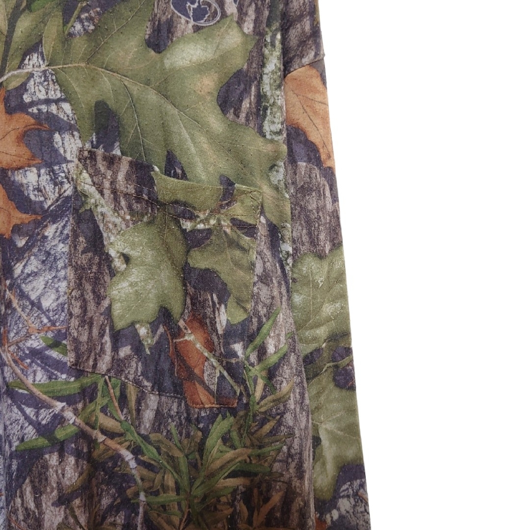 VINTAGE(ヴィンテージ)のリアルツリーカモ ポケット付きカットソー ロンT S-537 メンズのトップス(Tシャツ/カットソー(七分/長袖))の商品写真