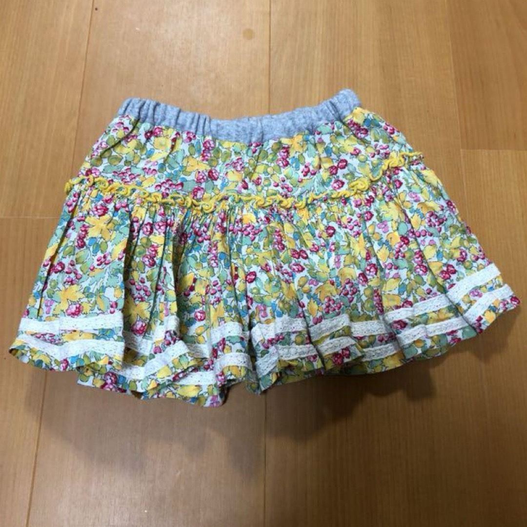西松屋(ニシマツヤ)の女の子 チュールスカート キュロット 3点 サイズ80 キッズ/ベビー/マタニティのベビー服(~85cm)(スカート)の商品写真