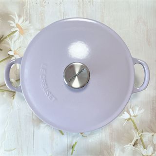 ルクルーゼ(LE CREUSET)の♡ルクルーゼ　マルミット　22cm ラベンダー　両手鍋　パープル　新品　廃盤(鍋/フライパン)