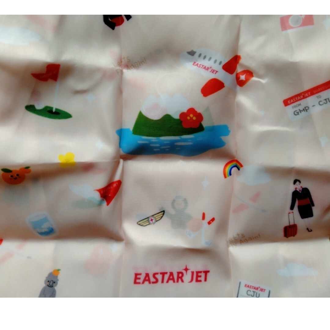イースター航空ノベルティエコバッグ2点と韓国組紐ポーチ3点セット tetemo風 レディースのバッグ(エコバッグ)の商品写真