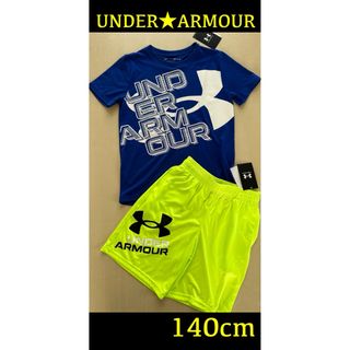 UNDER ARMOUR - 新品タグ付き　140㎝　UNDERARMOURアンダーアーマーセットアップ