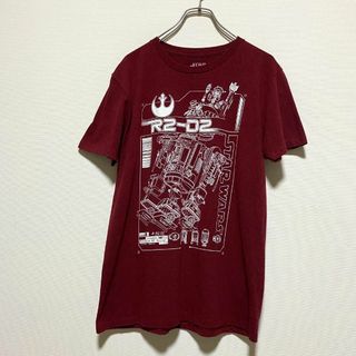 ディズニー(Disney)のアメリカ古着　R2-D2　スターウォーズ　半袖Tシャツ　映画　ムービー　I188(Tシャツ/カットソー(半袖/袖なし))