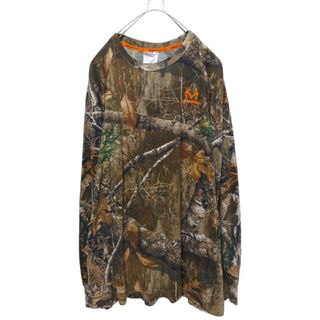 ヴィンテージ(VINTAGE)の【REALTREE】ワンポイントロゴ リアルツリーカモ カットソー S-539(Tシャツ/カットソー(七分/長袖))