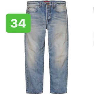 Supreme - Supreme Distressed Loose Selvedge Jean