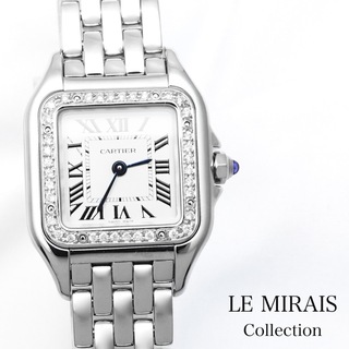 カルティエ(Cartier)の【仕上済】カルティエ パンテール 現行 SM SS 1重ダイヤ SS レディース 腕時計 CARTIER 時計(腕時計)