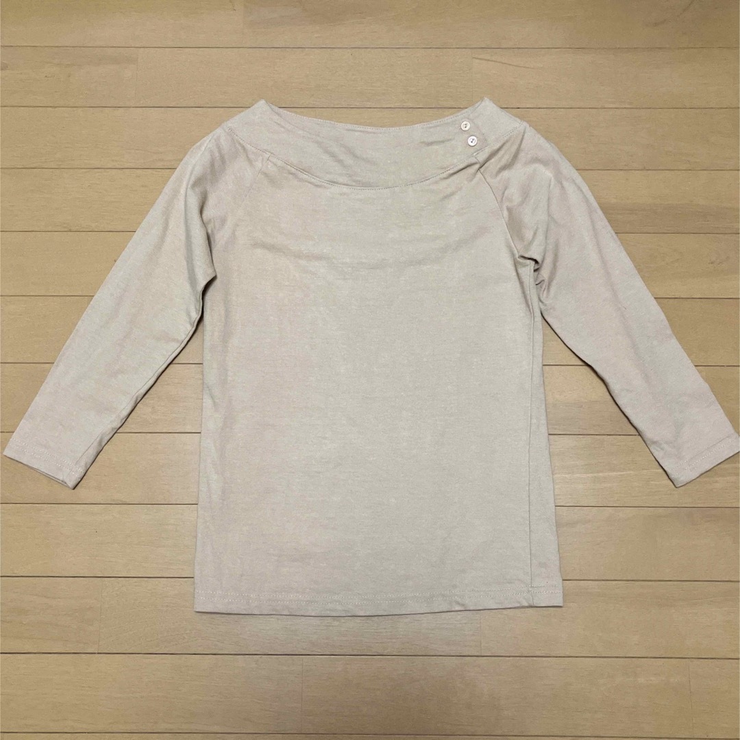SABUROKU(サブロク)のTシャツ　七分袖　マスタード　サブロク レディースのトップス(Tシャツ(長袖/七分))の商品写真