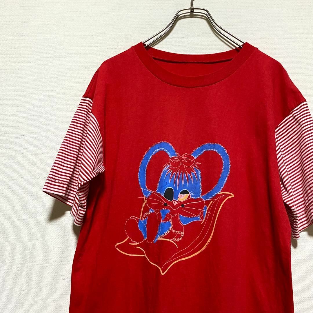 VINTAGE(ヴィンテージ)のアメリカ古着　90s シングルステッチ　半袖　Tシャツ　リス　I199 レディースのトップス(Tシャツ(半袖/袖なし))の商品写真