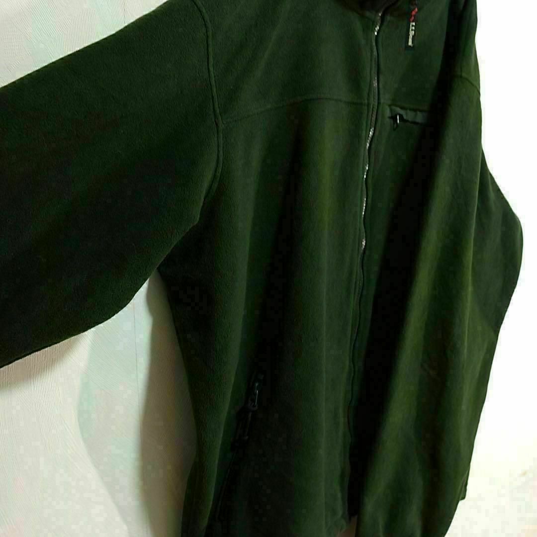 L.L.Bean(エルエルビーン)の【希少】USA製 エルエルビーン フリース ジャケット 刺繍ロゴ 古着 90s メンズのジャケット/アウター(ブルゾン)の商品写真