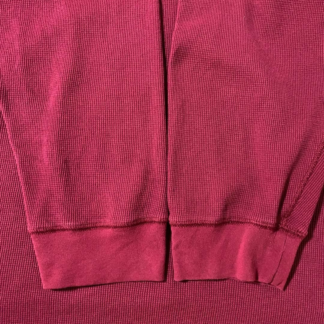 VINTAGE(ヴィンテージ)のアメリカ古着　サーマルカットソー　ヘンリーネック　長袖Tシャツ　ロンT　I201 メンズのトップス(Tシャツ/カットソー(七分/長袖))の商品写真