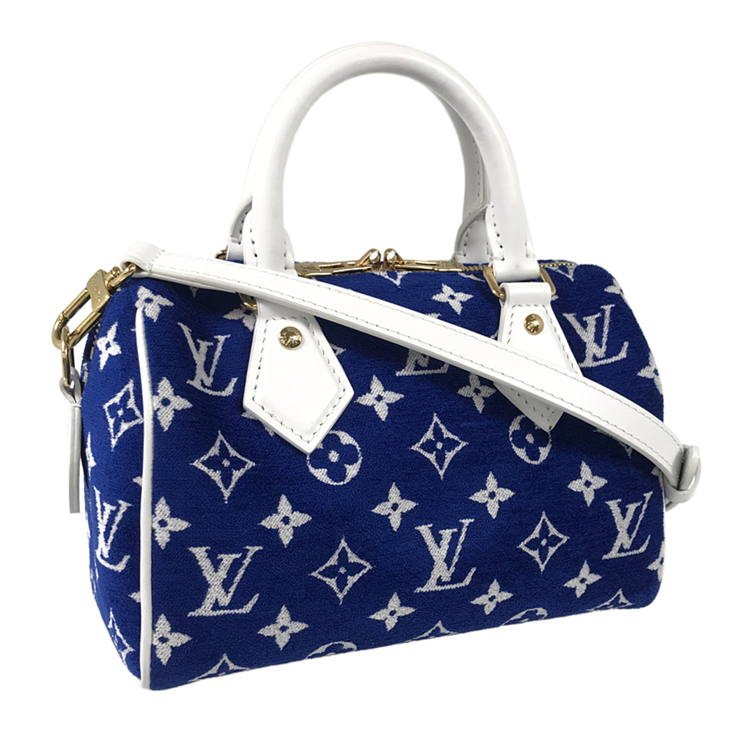 LOUIS VUITTON(ルイヴィトン)のルイ・ヴィトン モノグラム ジャガード ベルベット スピーディ バンドリエール 20 M20751 ハンドバッグ レディースのバッグ(ハンドバッグ)の商品写真